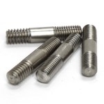 Cast Sump Plate Stud Kit:  BSA A7 & A10