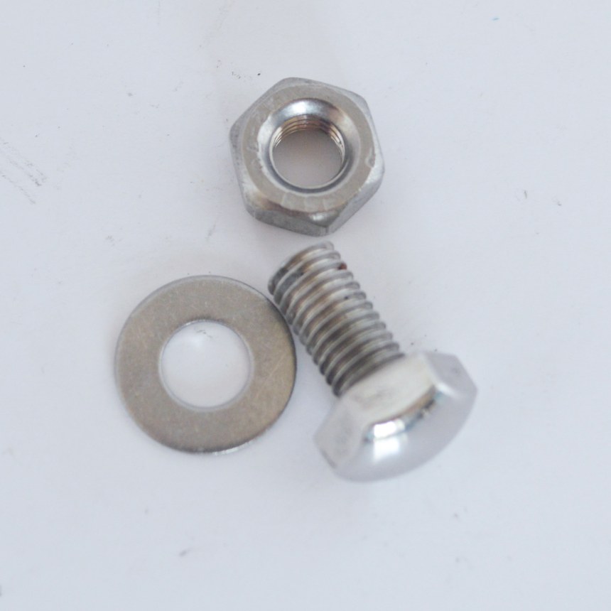Domed Mudguard Stay Bolts Stainless Classics